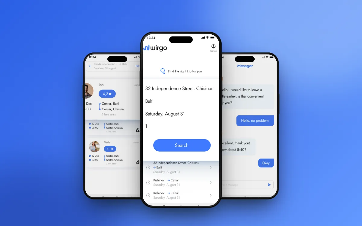 Wirgo — screens